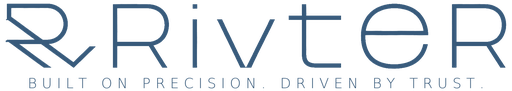 RIVTER horizontal logo with tagline