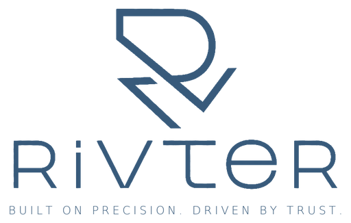 RIVTER stacked logo with tagline